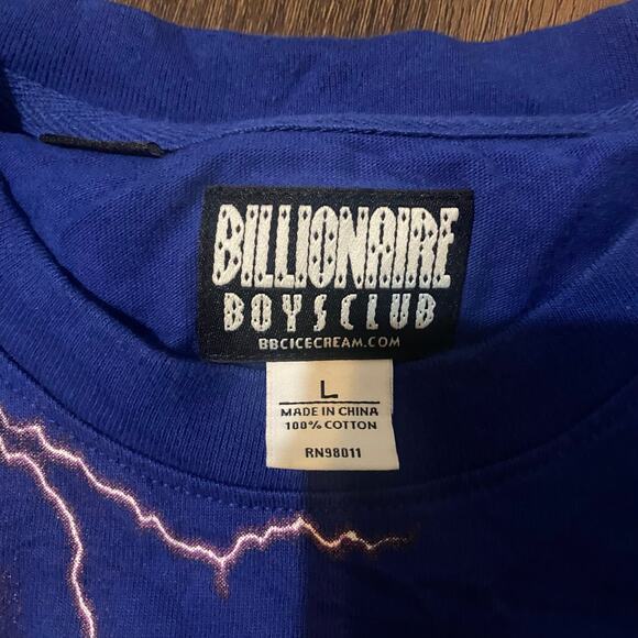 Billionaire Boys Club Rocket Ignition Blue Oversized Shirt Size Large - Picture 5 of 5
